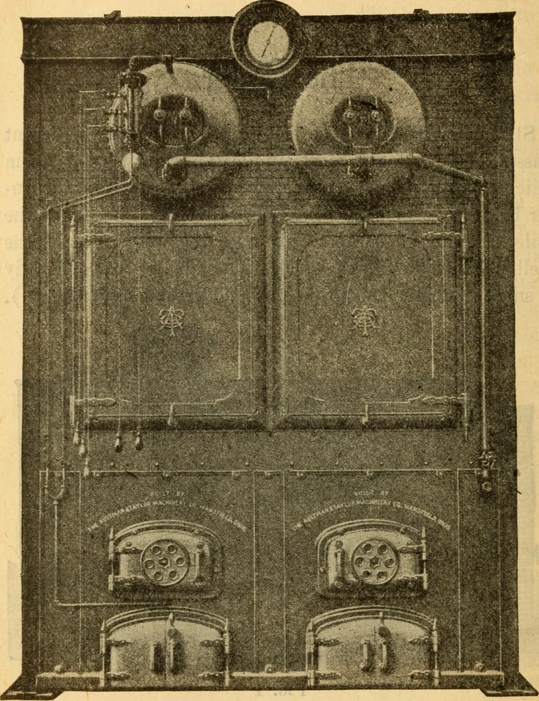 An illustration from Twentieth century handbook for steam engineers and electricians, with questions and answers; a practical nontechnical treatise on the care and management of steam engines, boilers and electric machinery, 1922, leaf 11