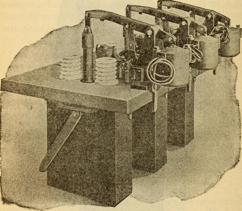 An illustration from Twentieth century handbook for steam engineers and electricians, with questions and answers; a practical nontechnical treatise on the care and management of steam engines, boilers and electric machinery, 1922, leaf 1337
