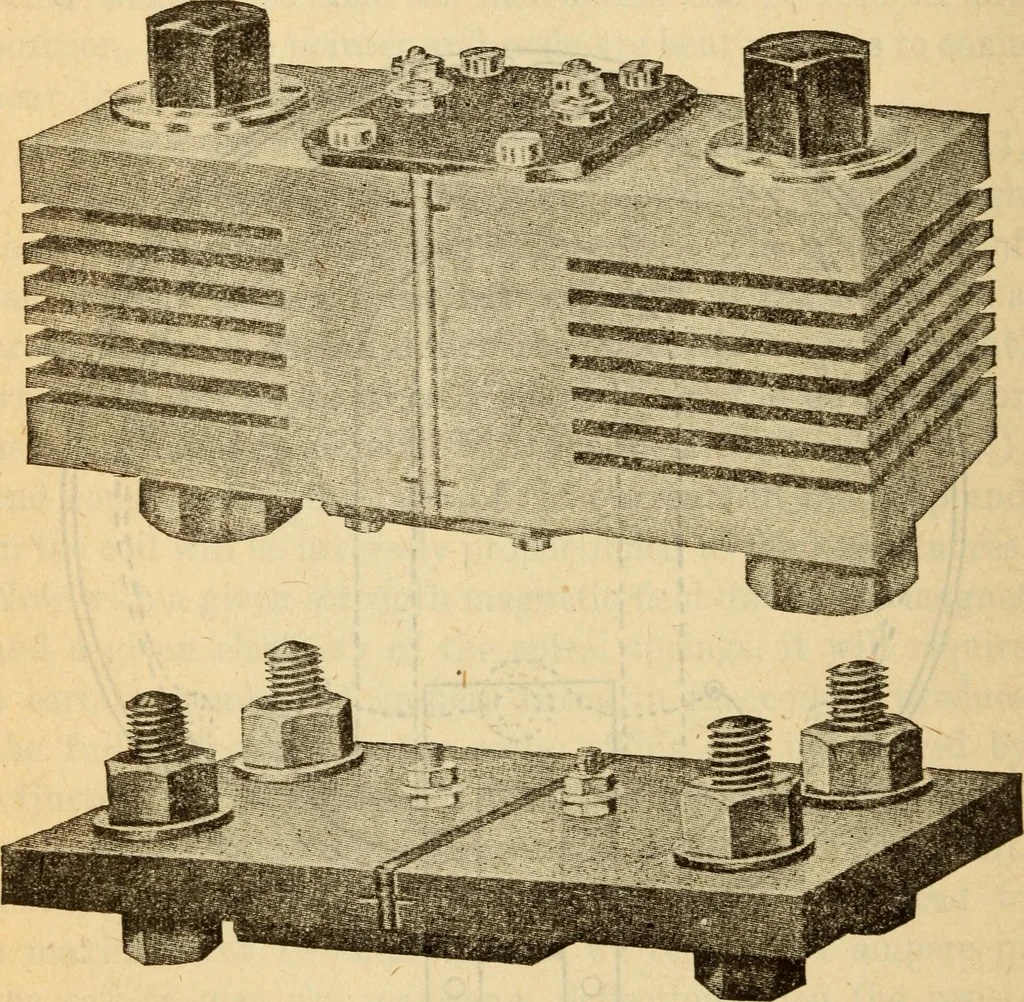 An illustration from Twentieth century handbook for steam engineers and electricians, with questions and answers; a practical nontechnical treatise on the care and management of steam engines, boilers and electric machinery, 1922, leaf 1345