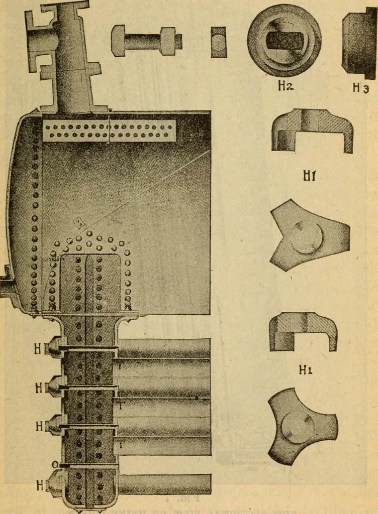 An illustration from Twentieth century handbook for steam engineers and electricians, with questions and answers; a practical nontechnical treatise on the care and management of steam engines, boilers and electric machinery, 1922, leaf 20