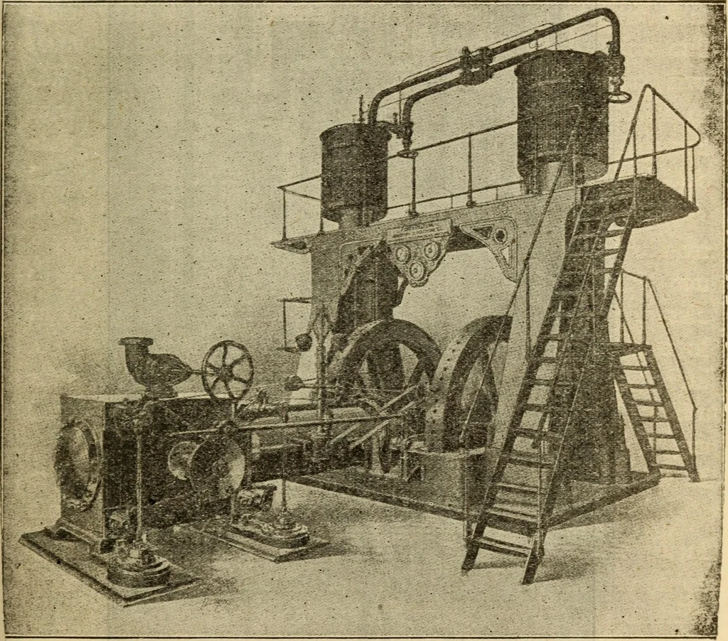 An illustration from Twentieth century handbook for steam engineers and electricians, with questions and answers; a practical nontechnical treatise on the care and management of steam engines, boilers and electric machinery, 1922, leaf 912