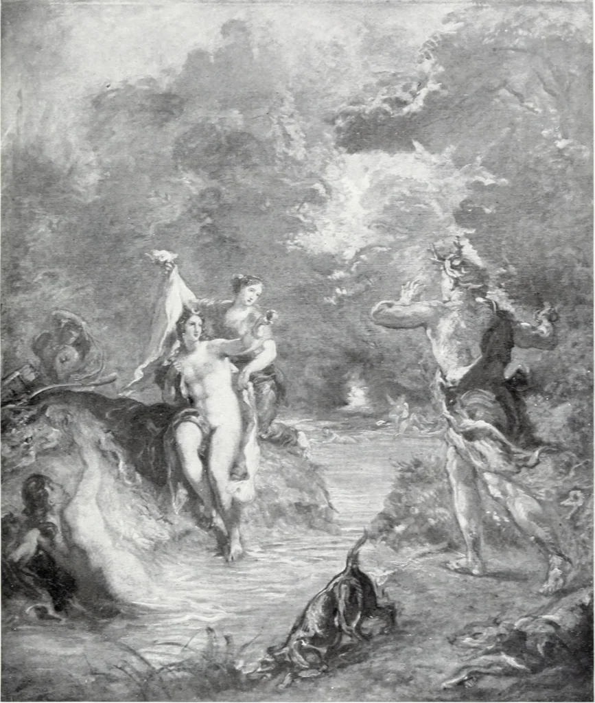 An illustration from A group of twenty-four paintings of the French, Spanish, German and American schools selected from the Cottier Gallery, 1908, leaf 16