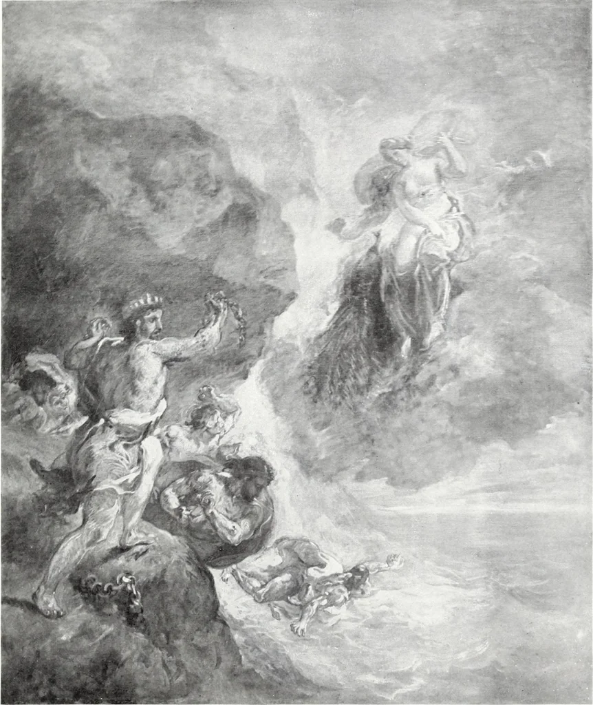 An illustration from A group of twenty-four paintings of the French, Spanish, German and American schools selected from the Cottier Gallery, 1908, leaf 20