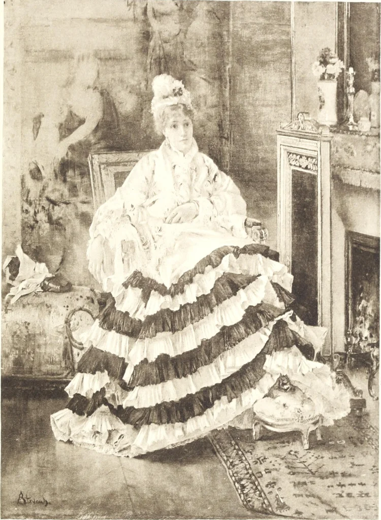 An illustration from A group of twenty-four paintings of the French, Spanish, German and American schools selected from the Cottier Gallery, 1908, leaf 40