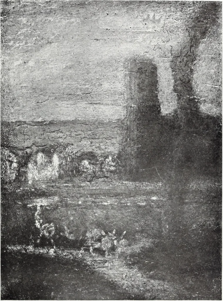 An illustration from A group of twenty-four paintings of the French, Spanish, German and American schools selected from the Cottier Gallery, 1908, leaf 58