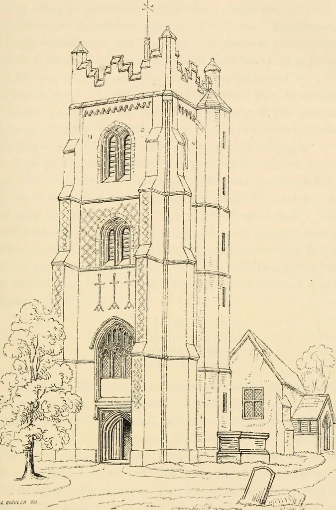 An illustration from Twenty-two of the churches of Essex architecturally described and illustrated, 1856, leaf 116
