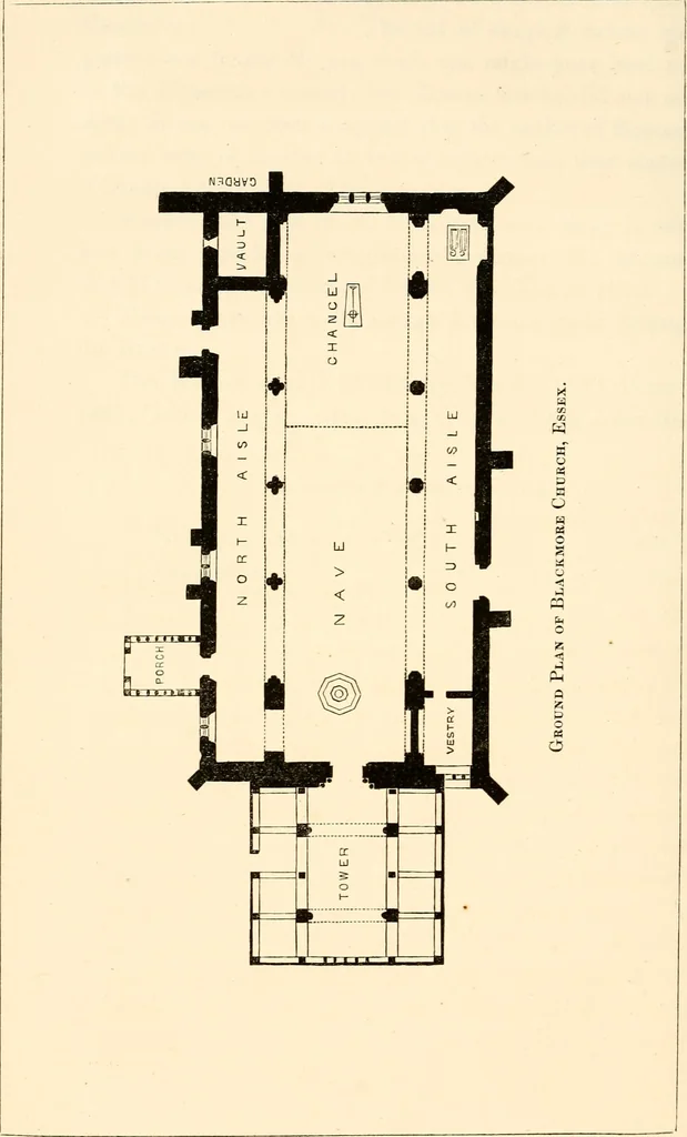 An illustration from Twenty-two of the churches of Essex architecturally described and illustrated, 1856, leaf 151
