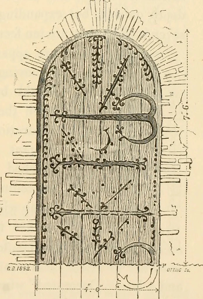 An illustration from Twenty-two of the churches of Essex architecturally described and illustrated, 1856, leaf 166