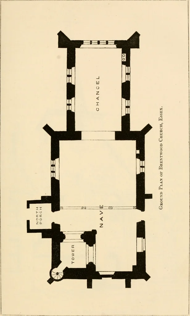 An illustration from Twenty-two of the churches of Essex architecturally described and illustrated, 1856, leaf 178