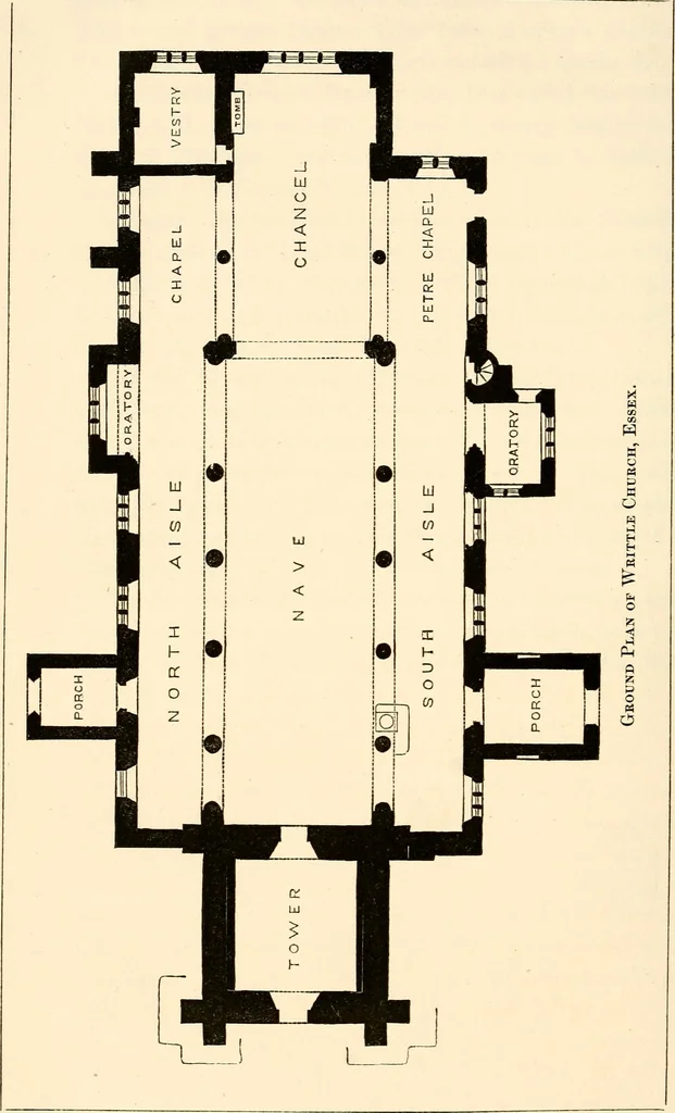 An illustration from Twenty-two of the churches of Essex architecturally described and illustrated, 1856, leaf 217