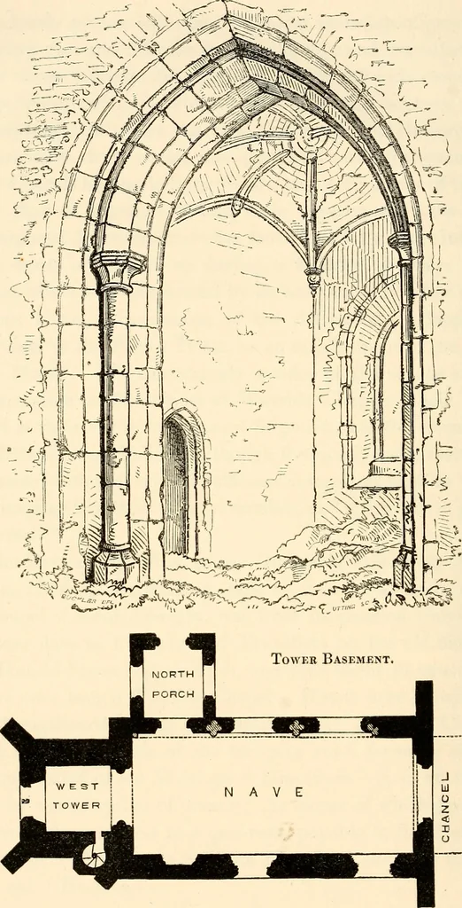 An illustration from Twenty-two of the churches of Essex architecturally described and illustrated, 1856, leaf 253