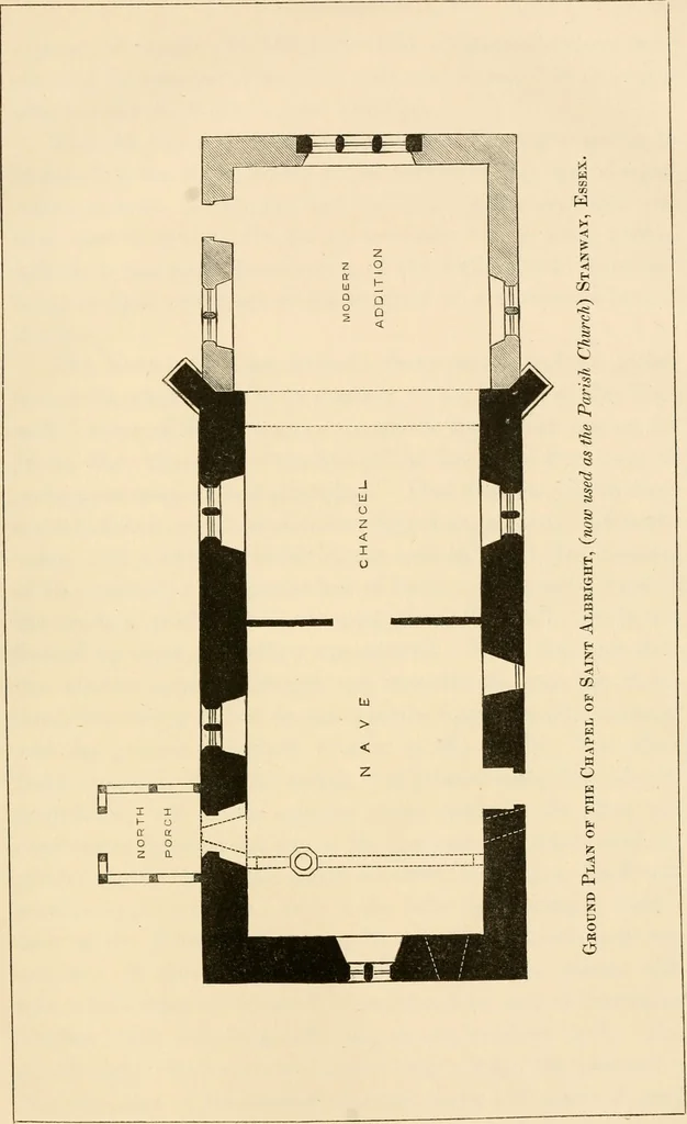 An illustration from Twenty-two of the churches of Essex architecturally described and illustrated, 1856, leaf 258