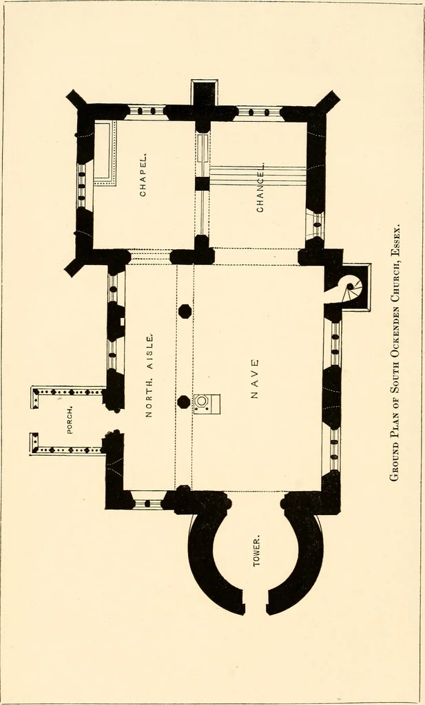 An illustration from Twenty-two of the churches of Essex architecturally described and illustrated, 1856, leaf 47