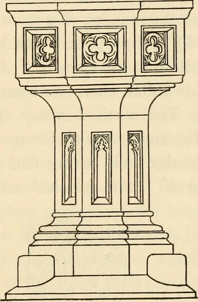 An illustration from Twenty-two of the churches of Essex architecturally described and illustrated, 1856, leaf 58
