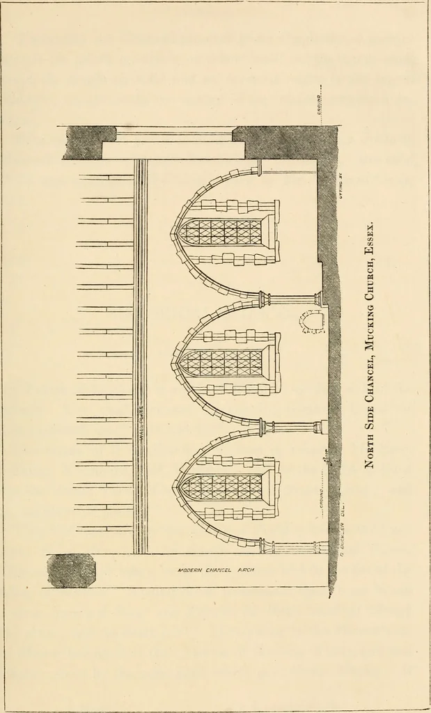 An illustration from Twenty-two of the churches of Essex architecturally described and illustrated, 1856, leaf 78