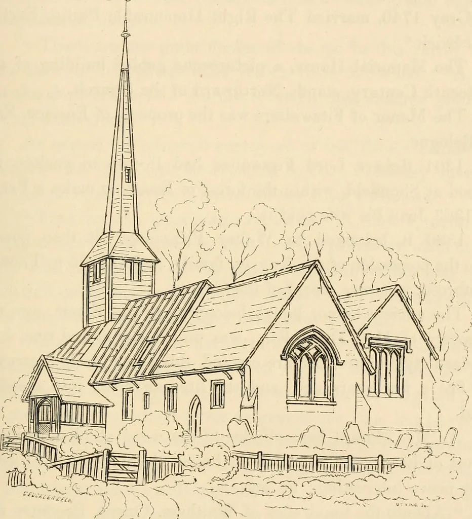 An illustration from Twenty-two of the churches of Essex architecturally described and illustrated, 1856, leaf 92