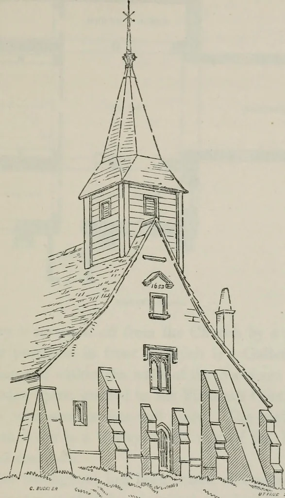 An illustration from Twenty-two of the churches of Essex architecturally described and illustrated, 1856, leaf 102