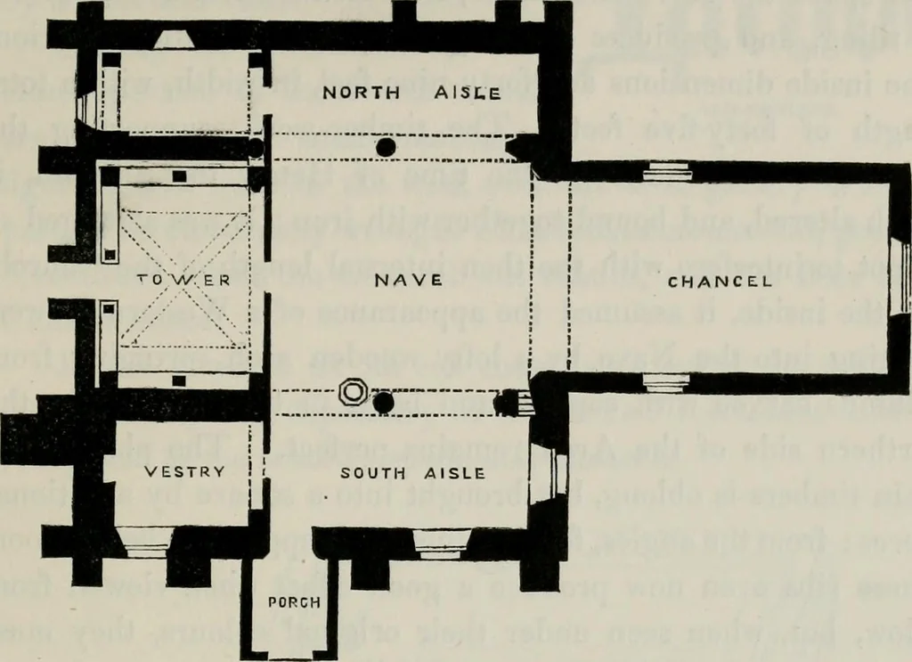 An illustration from Twenty-two of the churches of Essex architecturally described and illustrated, 1856, leaf 104
