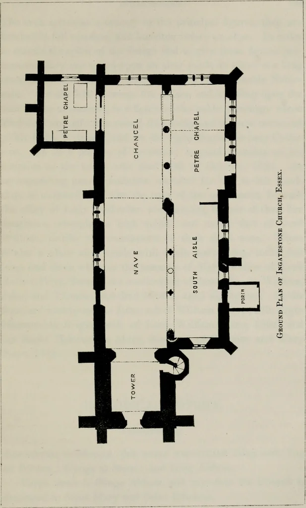 An illustration from Twenty-two of the churches of Essex architecturally described and illustrated, 1856, leaf 118