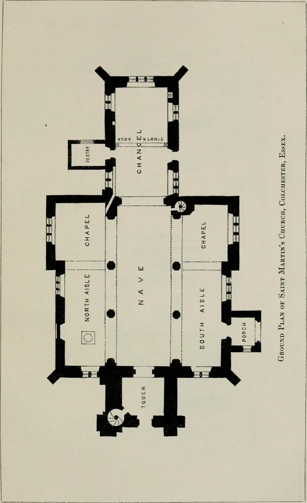 An illustration from Twenty-two of the churches of Essex architecturally described and illustrated, 1856, leaf 136