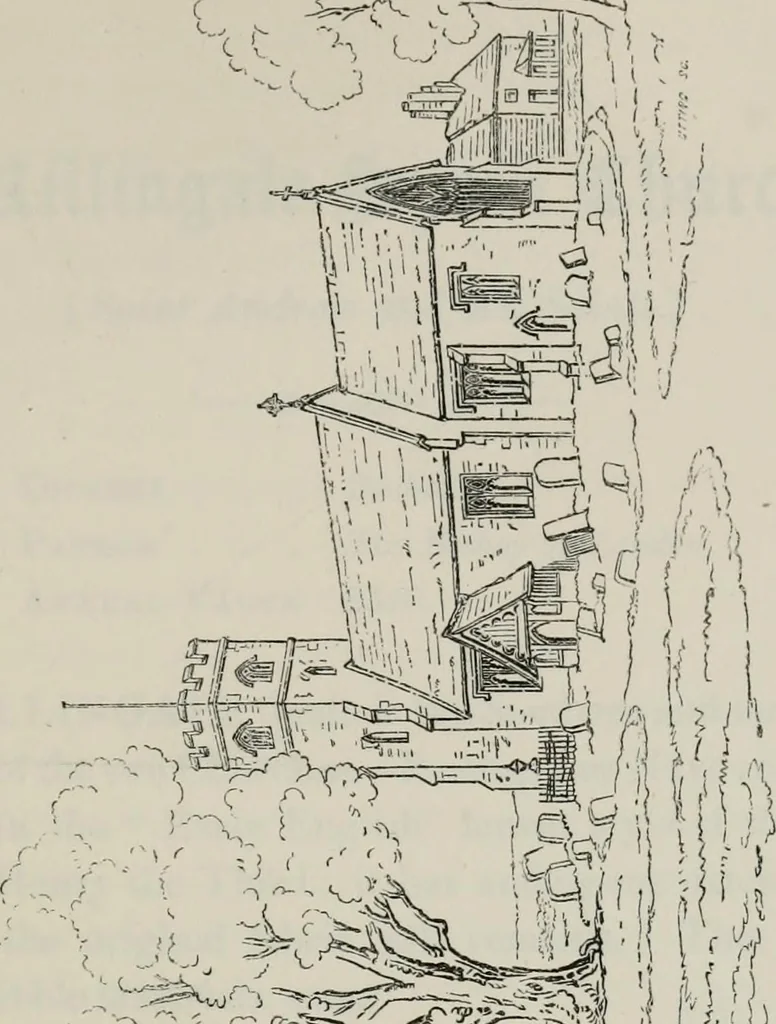 An illustration from Twenty-two of the churches of Essex architecturally described and illustrated, 1856, leaf 160