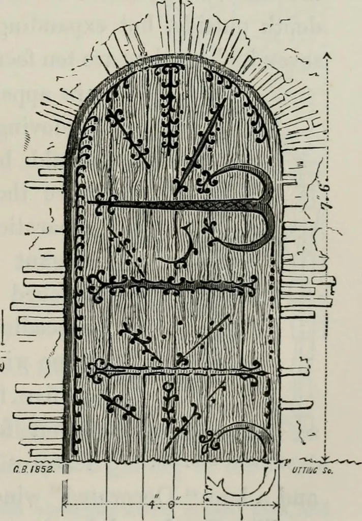 An illustration from Twenty-two of the churches of Essex architecturally described and illustrated, 1856, leaf 162