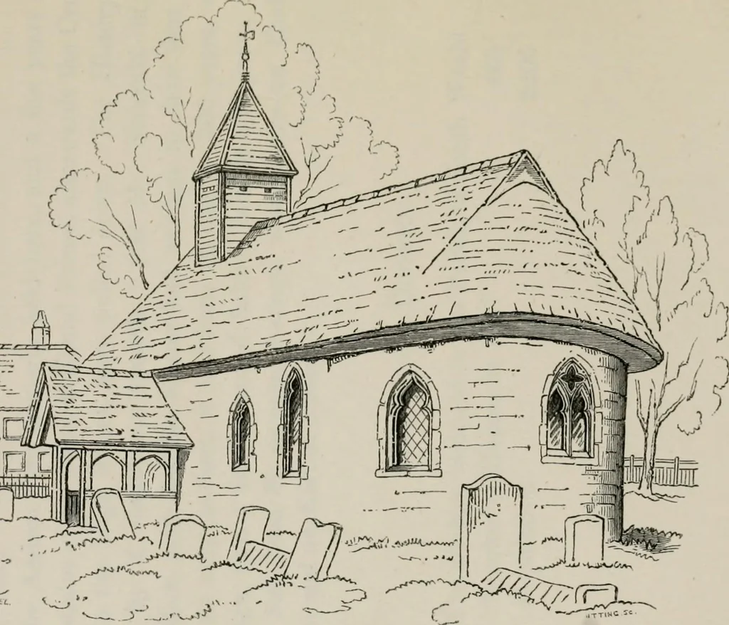 An illustration from Twenty-two of the churches of Essex architecturally described and illustrated, 1856, leaf 183
