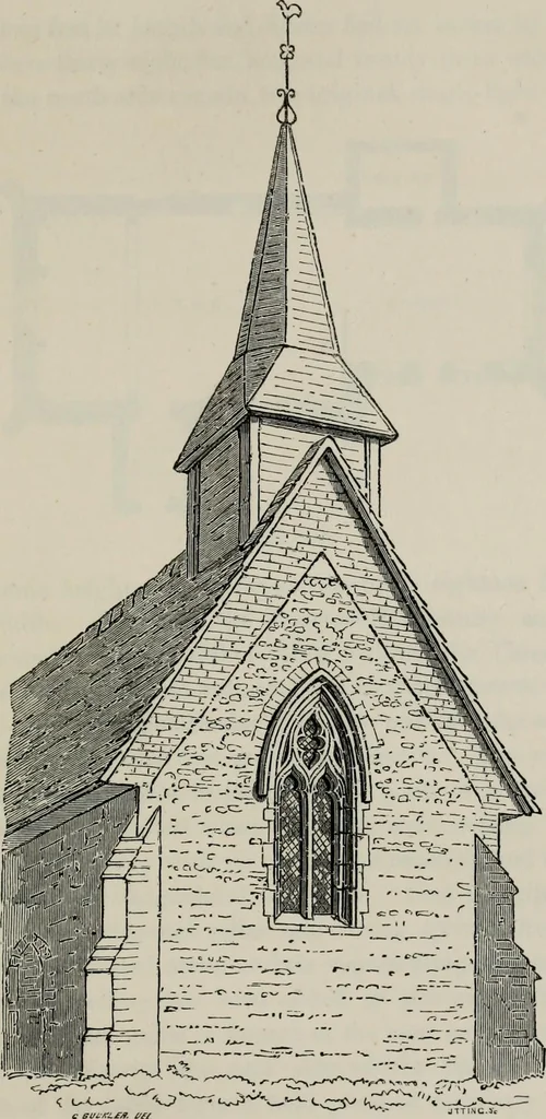 An illustration from Twenty-two of the churches of Essex architecturally described and illustrated, 1856, leaf 192