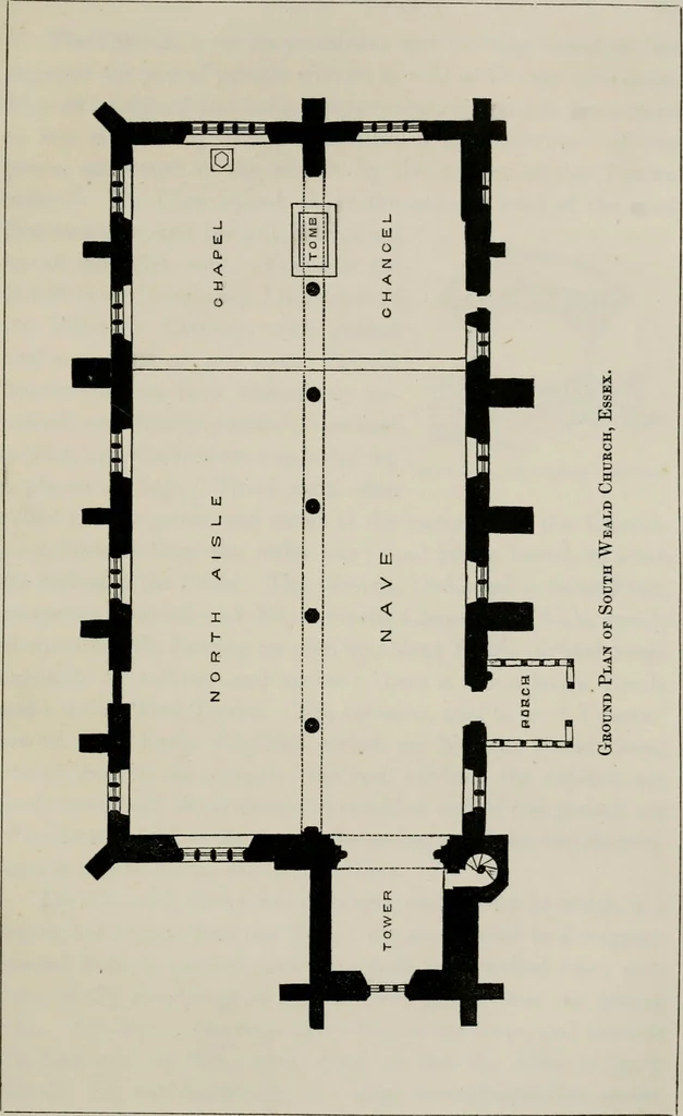 An illustration from Twenty-two of the churches of Essex architecturally described and illustrated, 1856, leaf 200