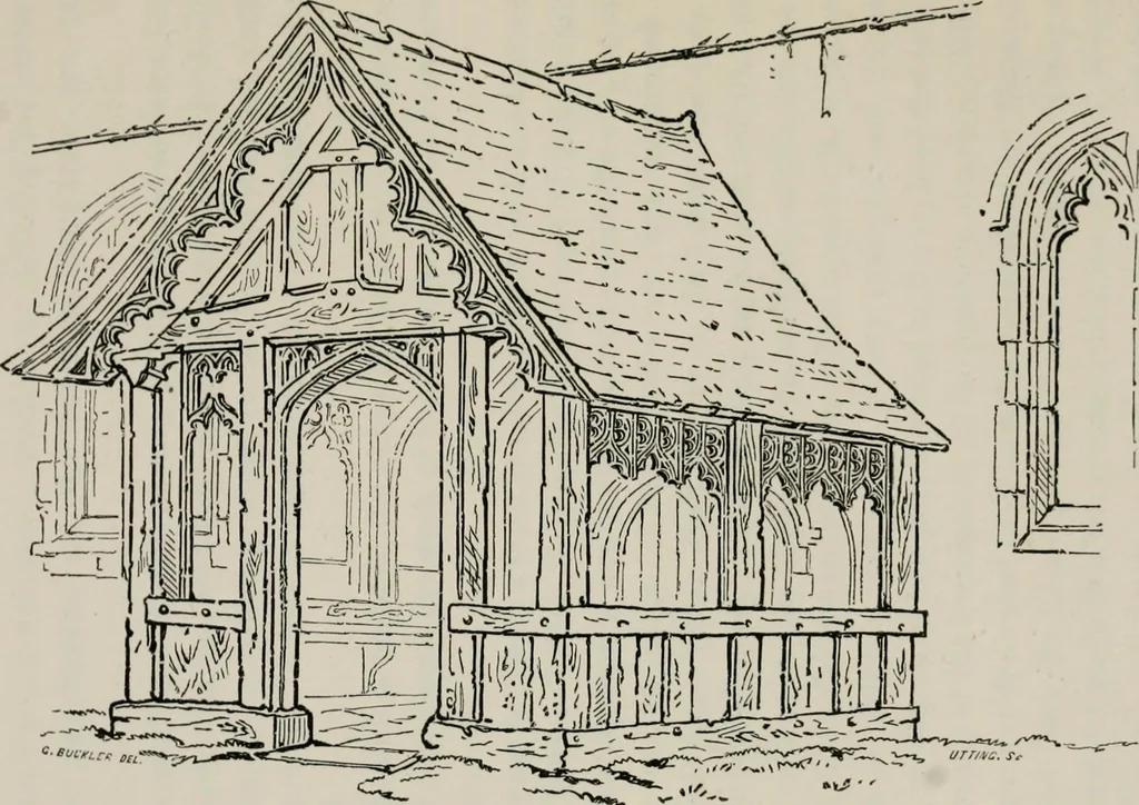 An illustration from Twenty-two of the churches of Essex architecturally described and illustrated, 1856, leaf 21