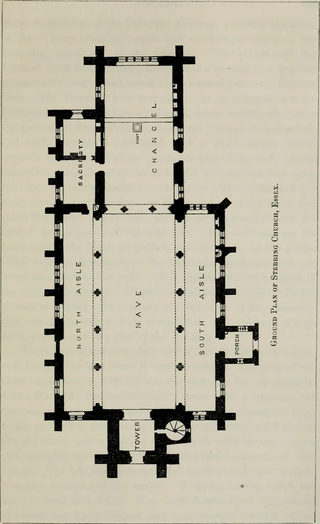 An illustration from Twenty-two of the churches of Essex architecturally described and illustrated, 1856, leaf 236