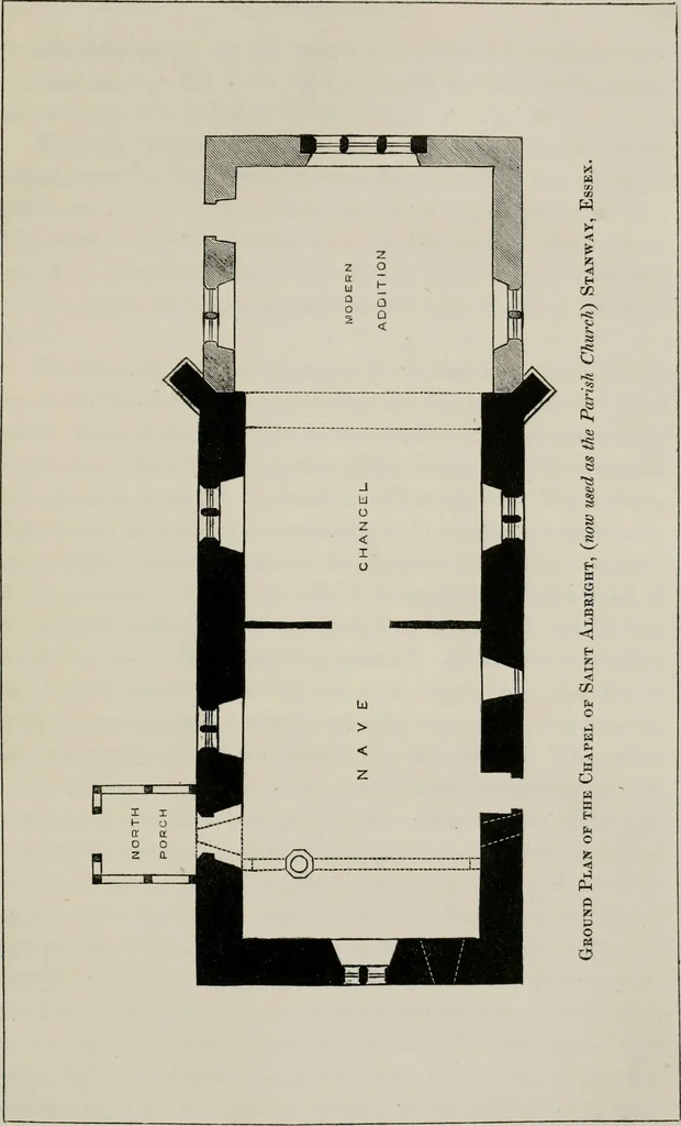 An illustration from Twenty-two of the churches of Essex architecturally described and illustrated, 1856, leaf 254