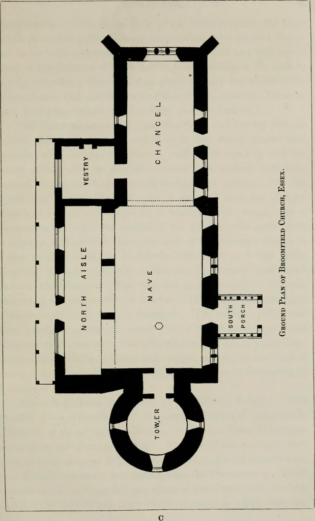 An illustration from Twenty-two of the churches of Essex architecturally described and illustrated, 1856, leaf 28