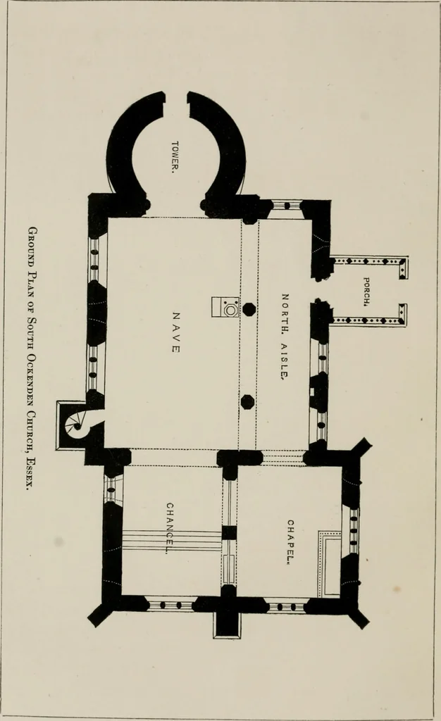 An illustration from Twenty-two of the churches of Essex architecturally described and illustrated, 1856, leaf 43