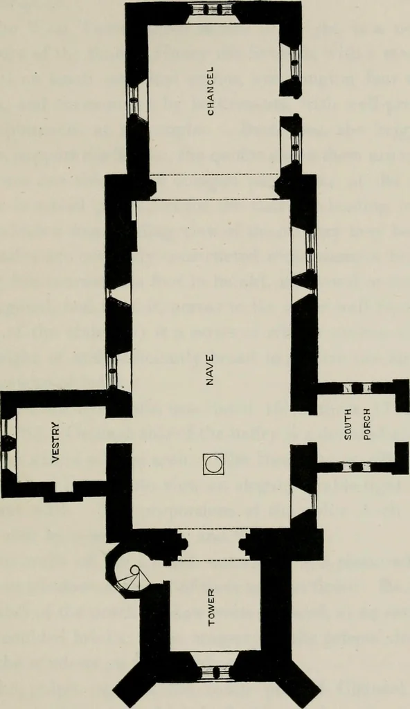 An illustration from Twenty-two of the churches of Essex architecturally described and illustrated, 1856, leaf 66