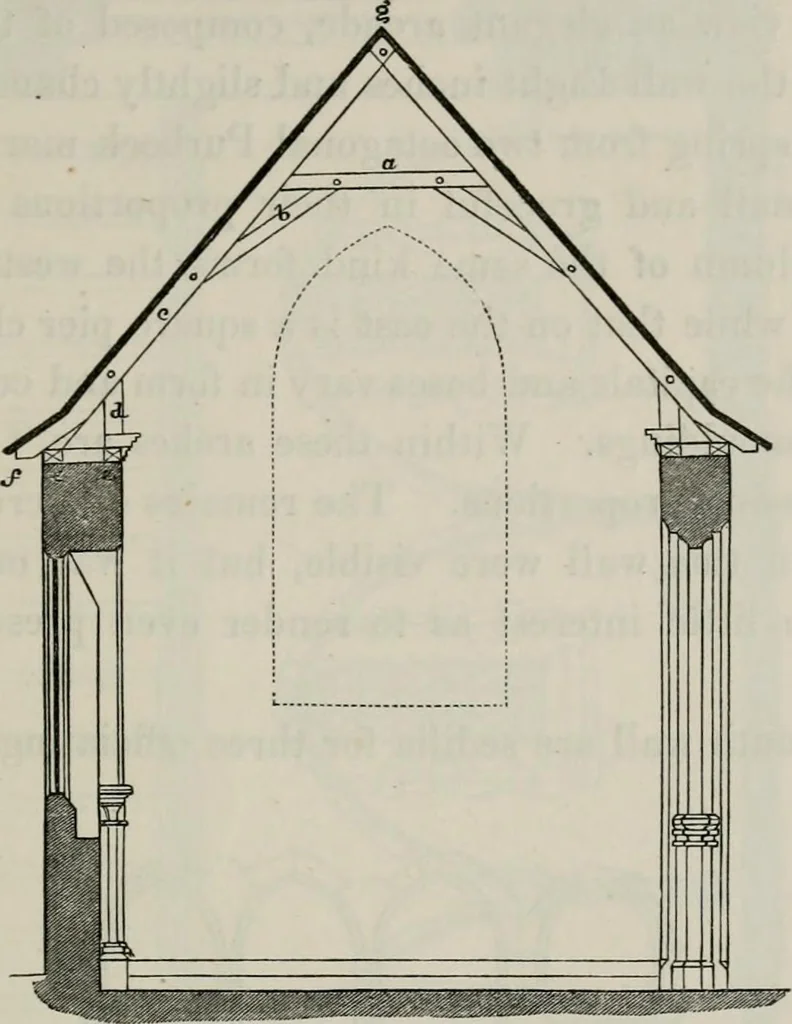 An illustration from Twenty-two of the churches of Essex architecturally described and illustrated, 1856, leaf 72