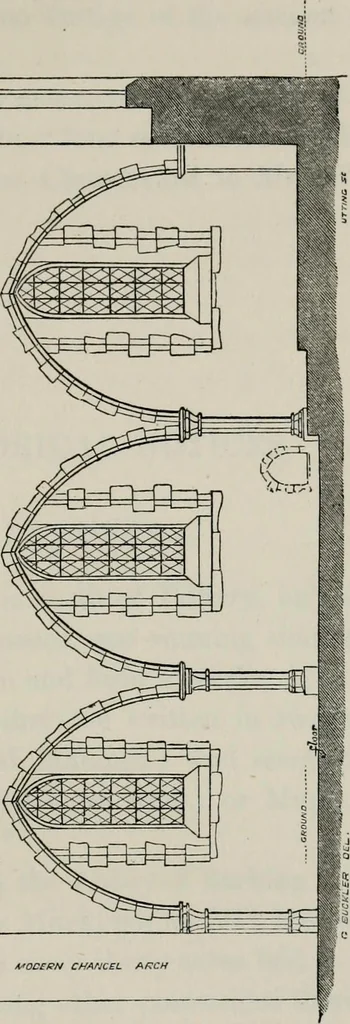 An illustration from Twenty-two of the churches of Essex architecturally described and illustrated, 1856, leaf 74