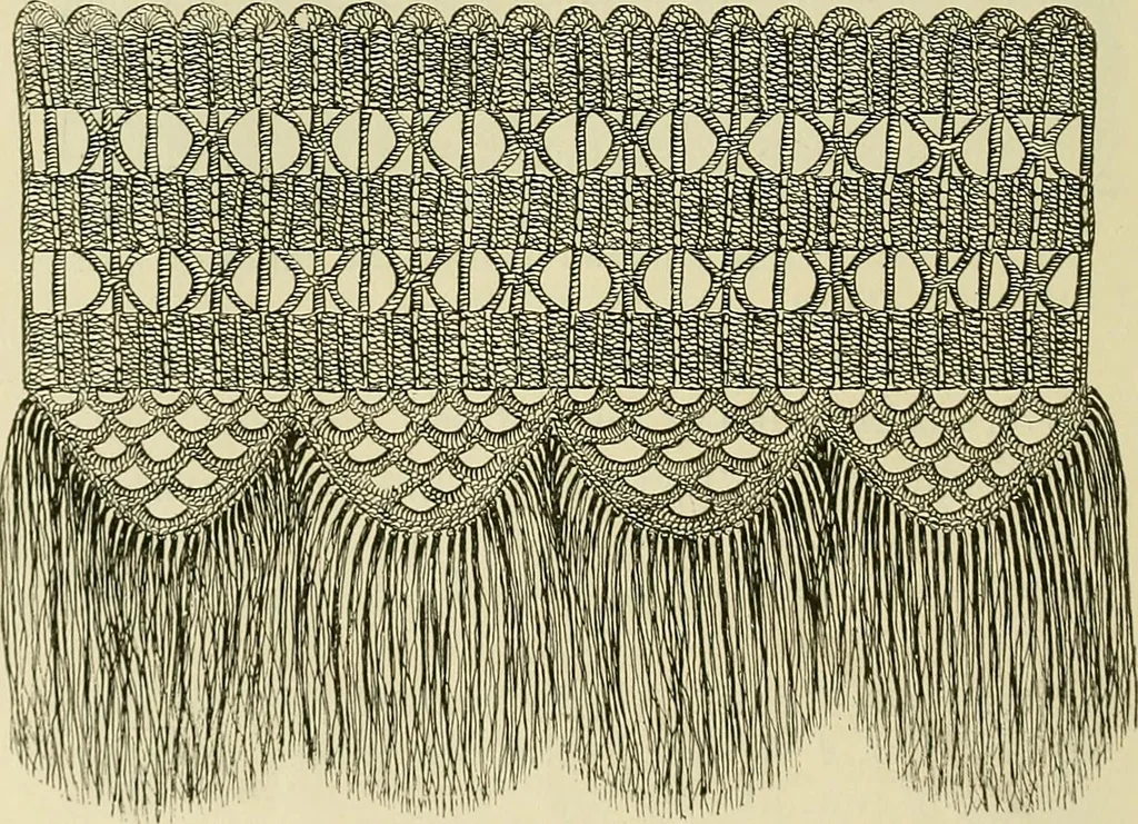 An illustration from Twine crochet work, 1883, leaf 15