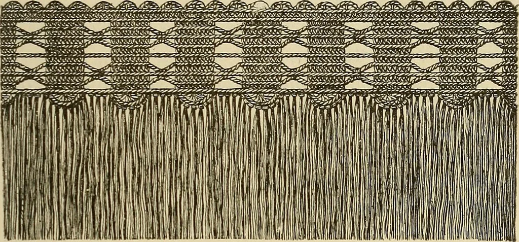 An illustration from Twine crochet work, 1883, leaf 20
