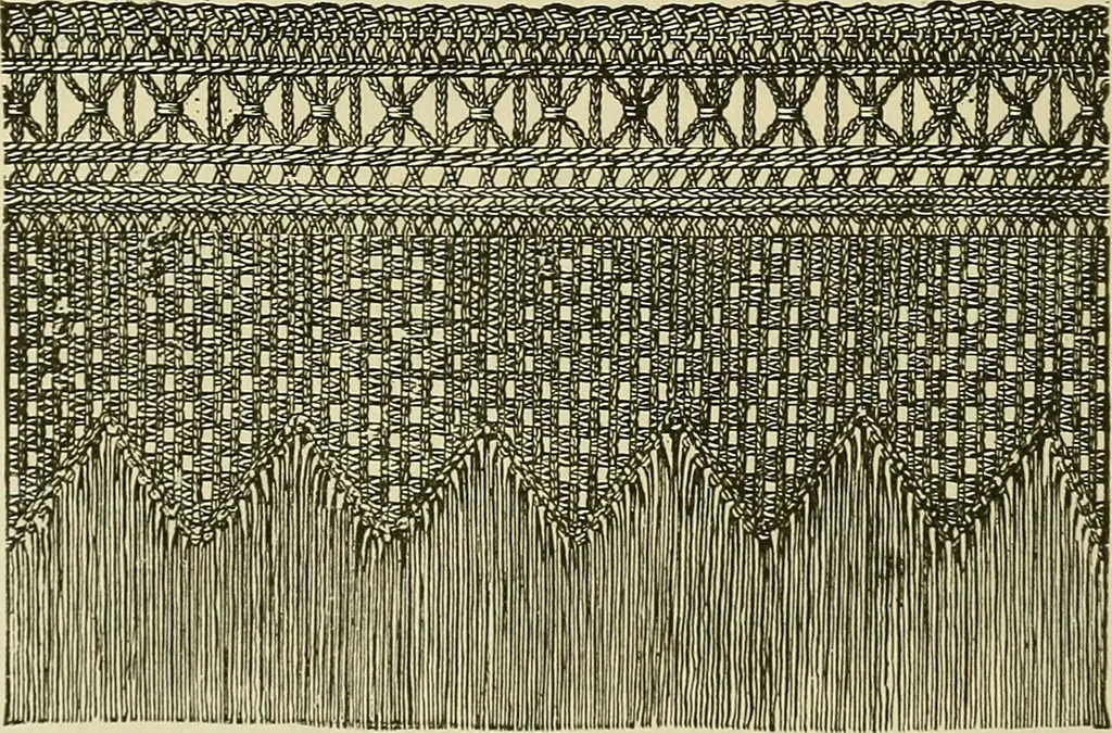 An illustration from Twine crochet work, 1883, leaf 25