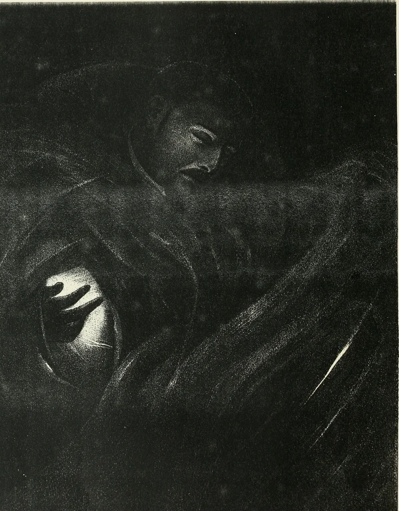 An illustration from 'Twixt two worlds : a narrative of the life and work of William Eglinton, 1886, leaf 197