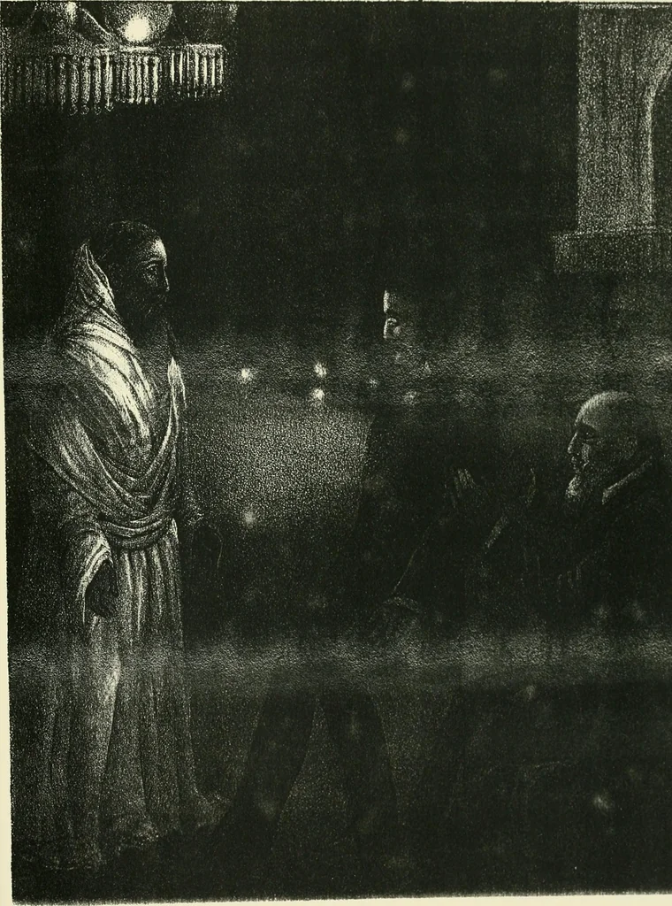 An illustration from 'Twixt two worlds : a narrative of the life and work of William Eglinton, 1886, leaf 222