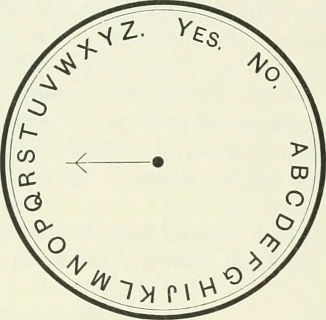 An illustration from 'Twixt two worlds : a narrative of the life and work of William Eglinton, 1886, leaf 61