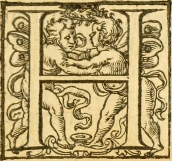 An illustration from Two books of constancie, 1594, leaf 4