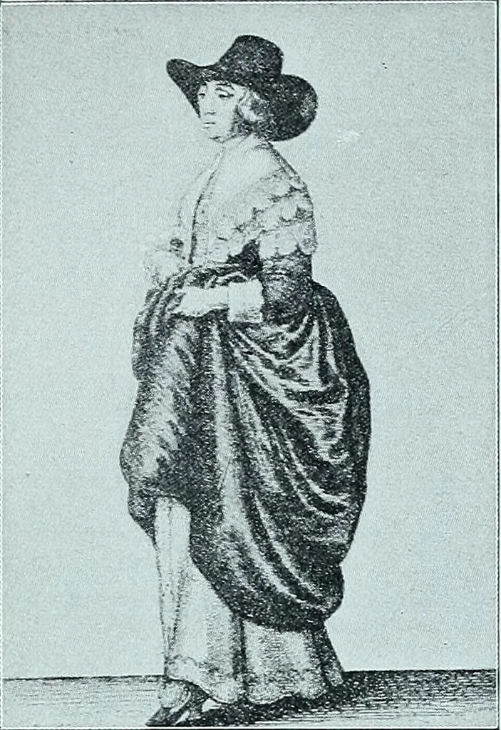 An illustration from Two centuries of costume in America, MDCXX-MDCCCXX, 1903, leaf 138