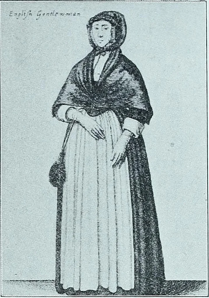 An illustration from Two centuries of costume in America, MDCXX-MDCCCXX, 1903, leaf 138