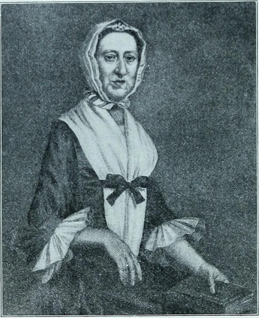 An illustration from Two centuries of costume in America, MDCXX-MDCCCXX, 1903, leaf 145