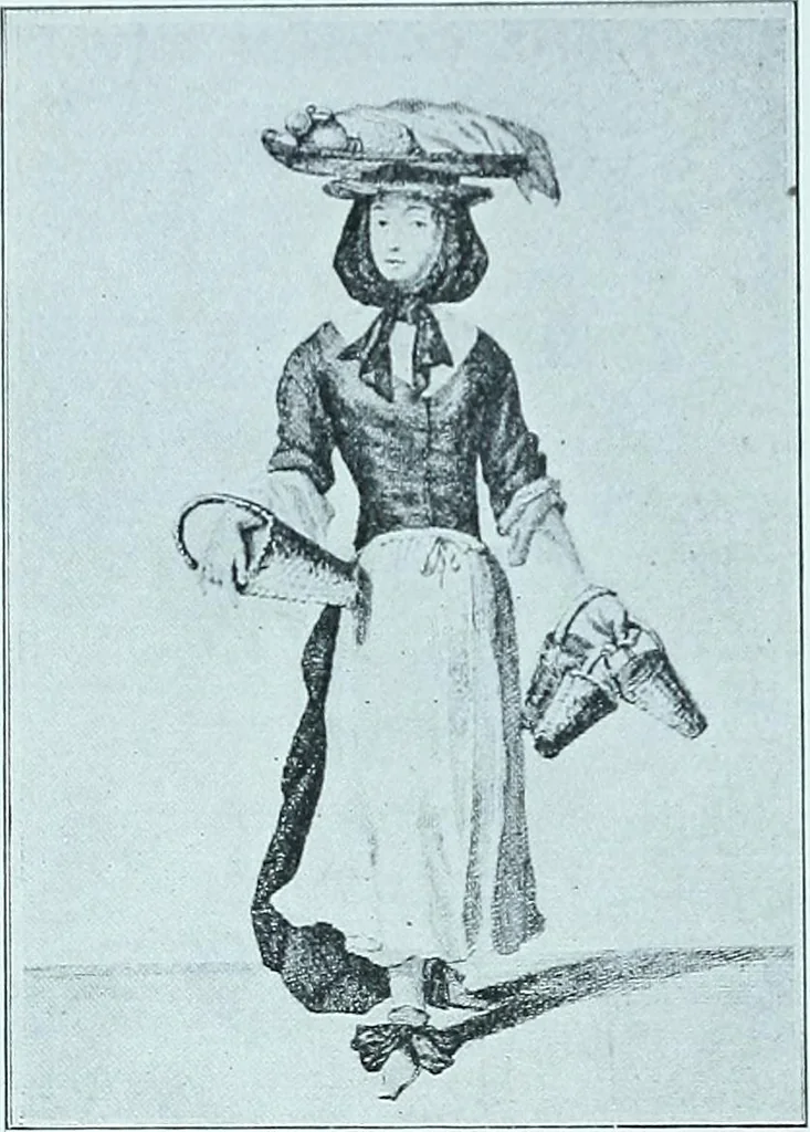 An illustration from Two centuries of costume in America, MDCXX-MDCCCXX, 1903, leaf 317