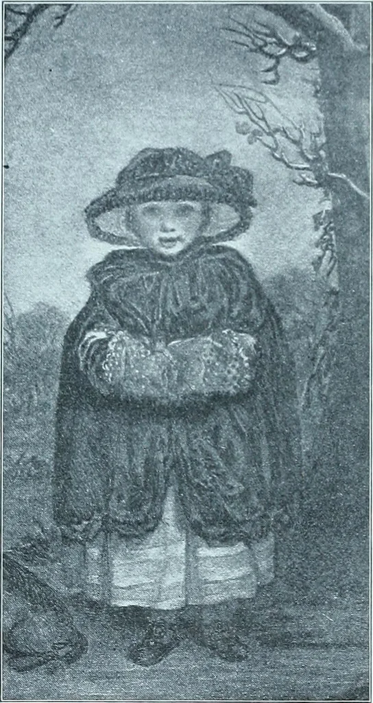 An illustration from Two centuries of costume in America, MDCXX-MDCCCXX, 1903, leaf 343