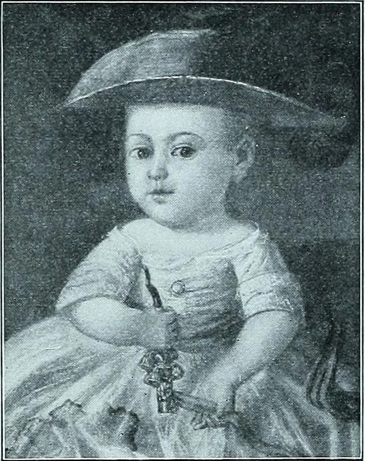An illustration from Two centuries of costume in America, MDCXX-MDCCCXX, 1903, leaf 372